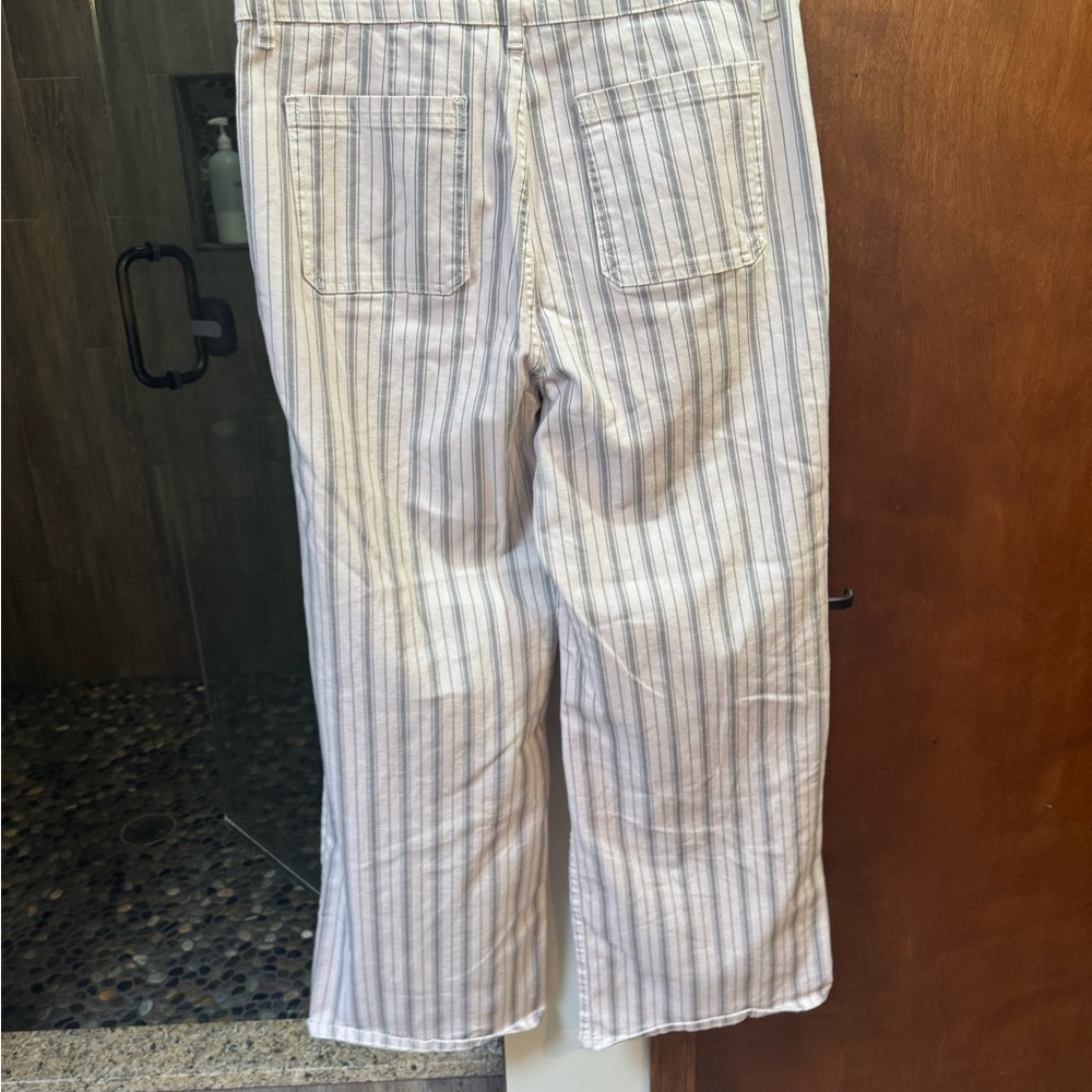 Frame Denim - striped slim palazzo